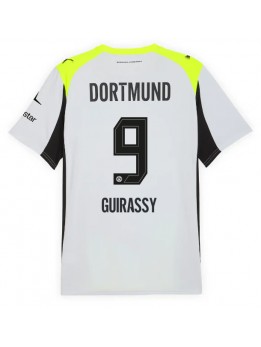 Borussia Dortmund Serhou Guirassy #9 Auswärtstrikot 2025-26 Kurzarm Borussia Dortmund Serhou Guirassy #9 Auswärtstrikot 2025-26 Kurzarm
